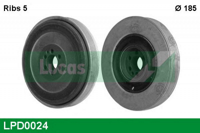 LUCAS ENGINE DRIVE lpd0024 -  Ременный шкив, коленчатый вал